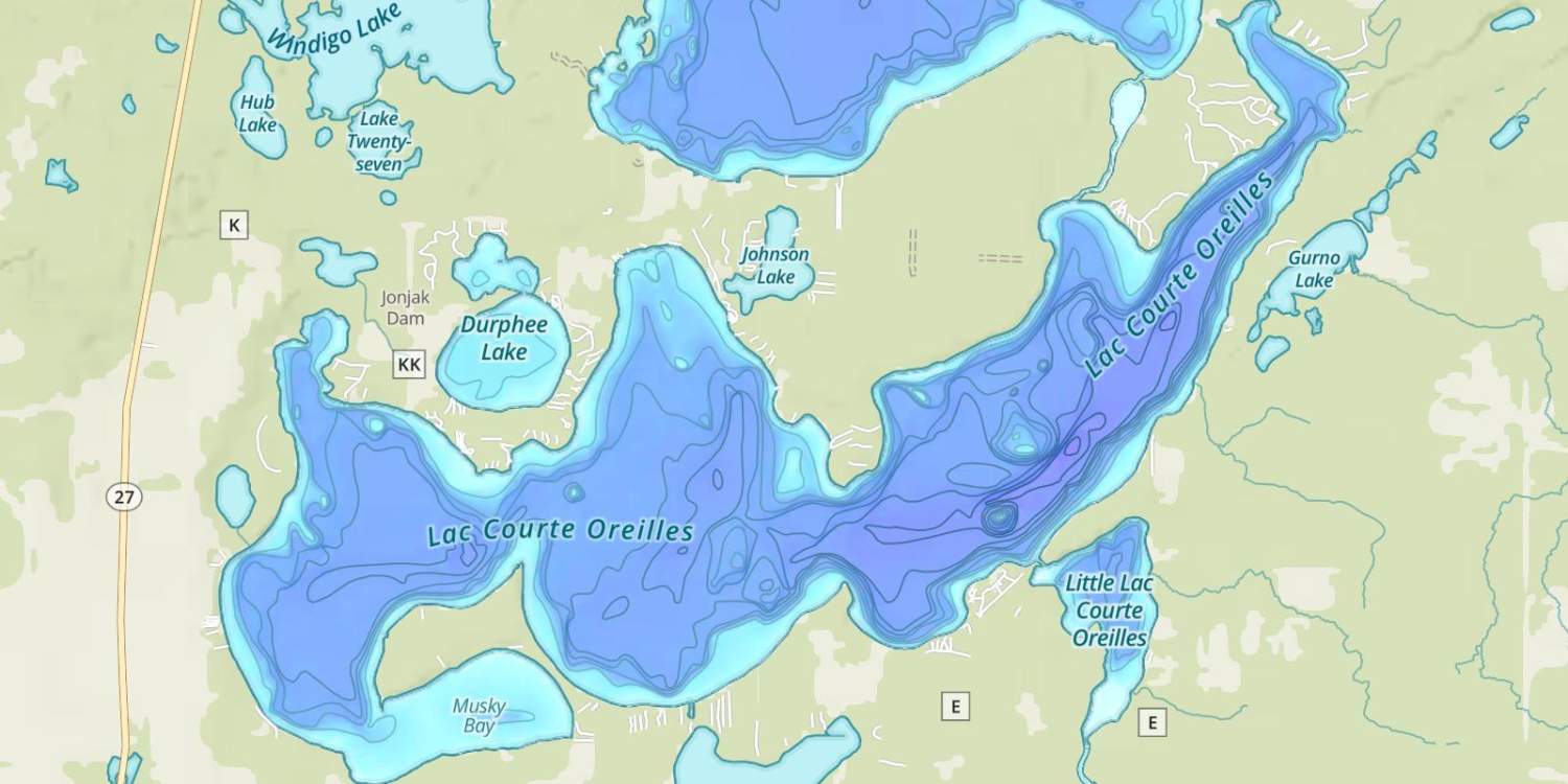 Lac Courte Oreilles Fishing Maps Tips Regulations and Hot Spots
