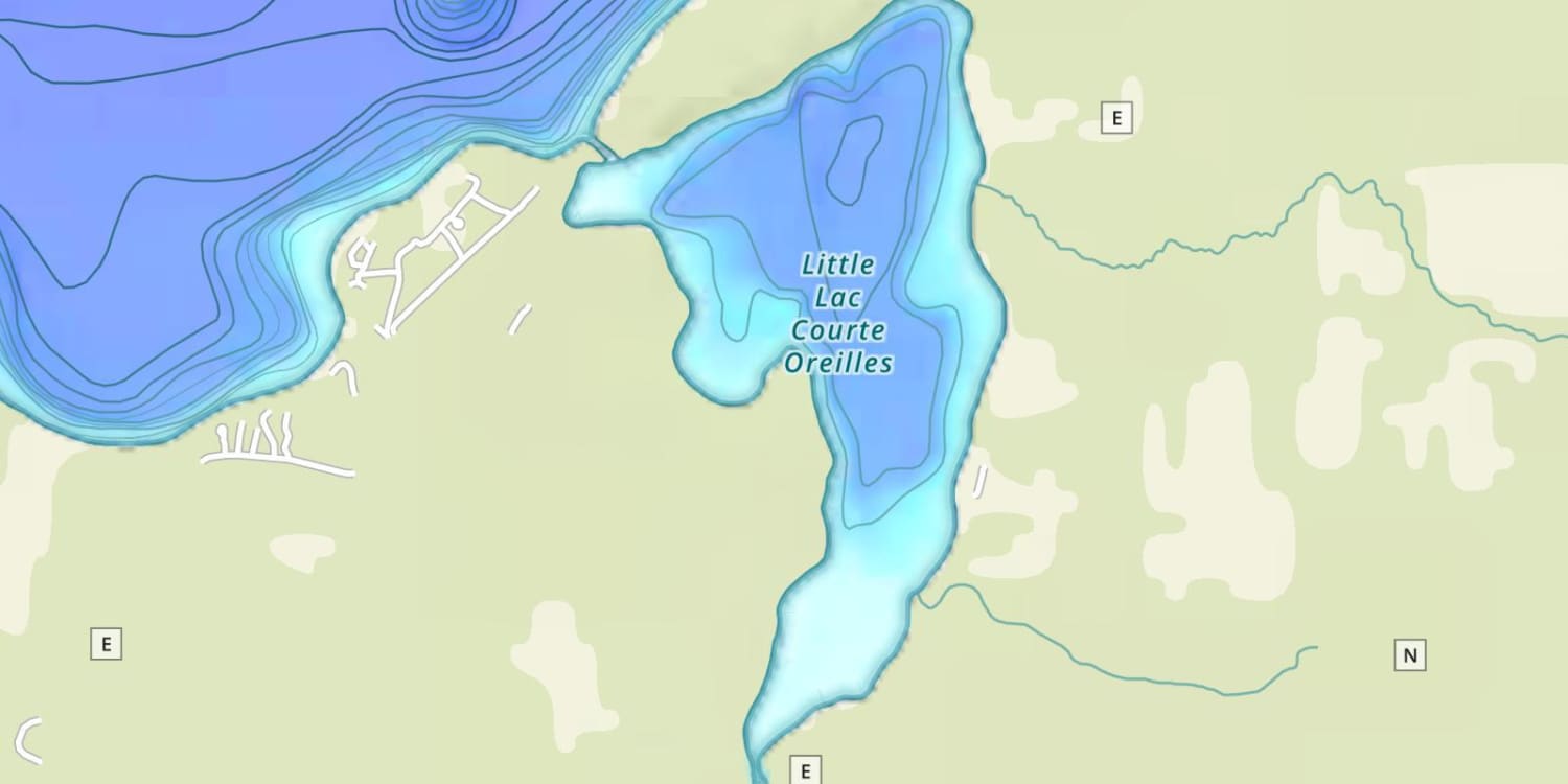 Little Lac Courte Oreilles Fishing Maps Tips Regulations and Hot
