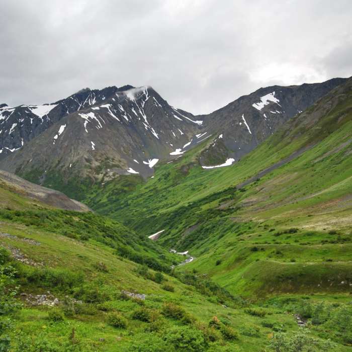 Near Crow Pass / Eagle River Trail - Iditarod National Historic Trail