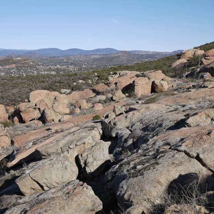 Enjoy a rocky view from the Mt. Gower Trail. Near Mt. Gower Trail