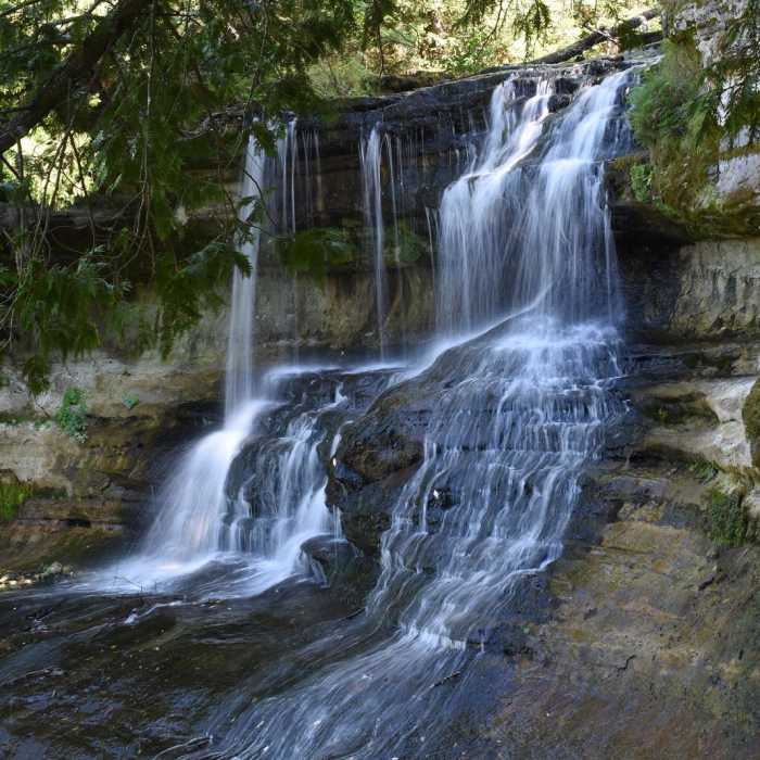 Near Hike to Laughing Whitefish Falls Near Hike to Laughing Whitefish Falls