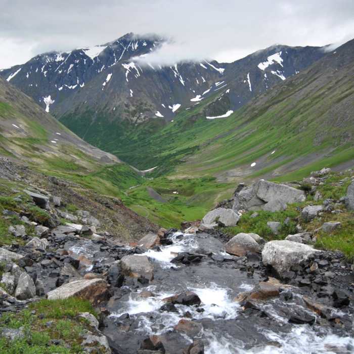 Near Crow Pass / Eagle River Trail - Iditarod National Historic Trail