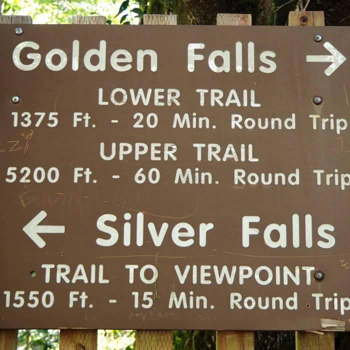 Near Lower Silver Falls Trail