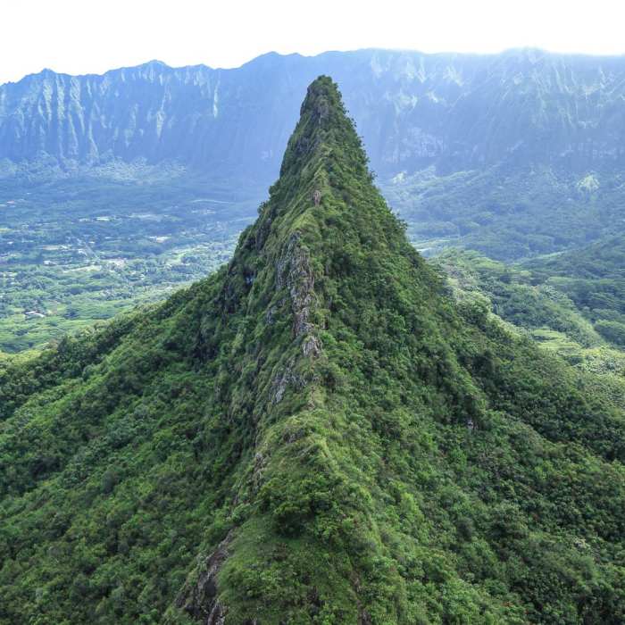 Near Olomana Three Peaks Hike