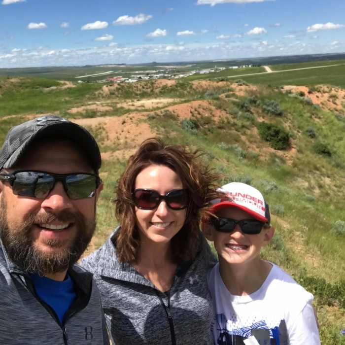 Family hike to the top of Red Rock Near Antelope Loop