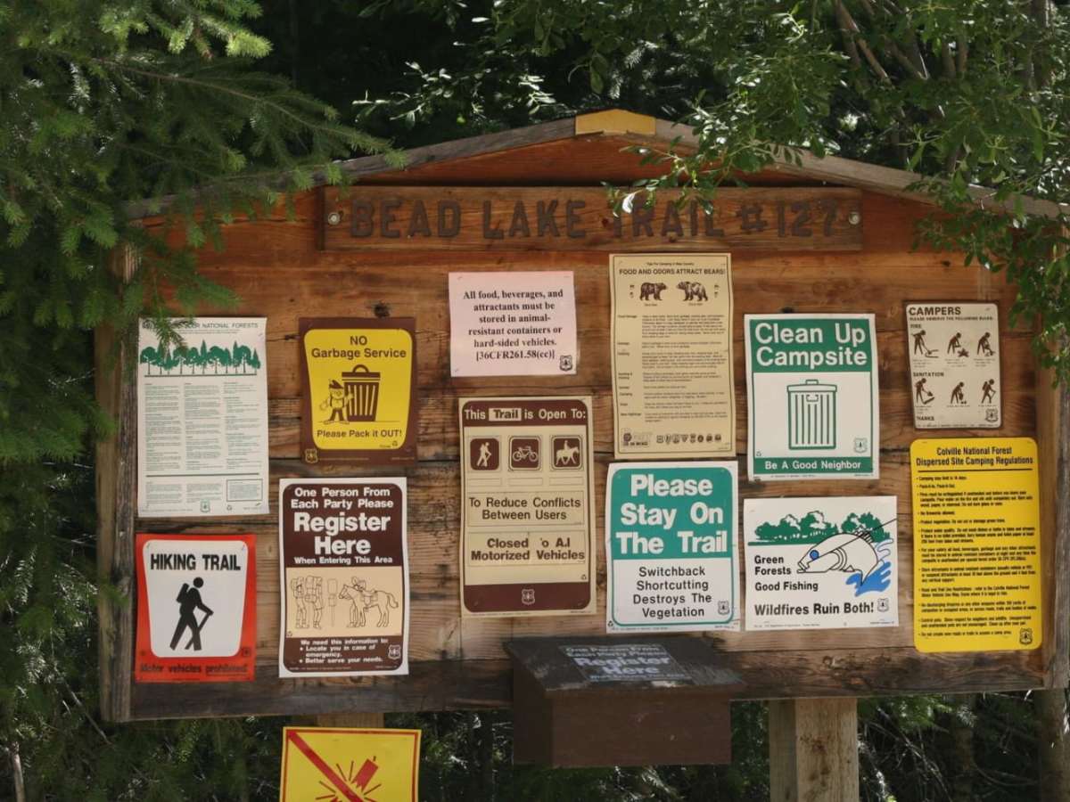 Bead Lake trail photo