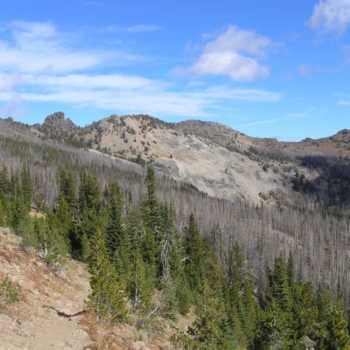 Near High Lake and Slide Lake Overlook