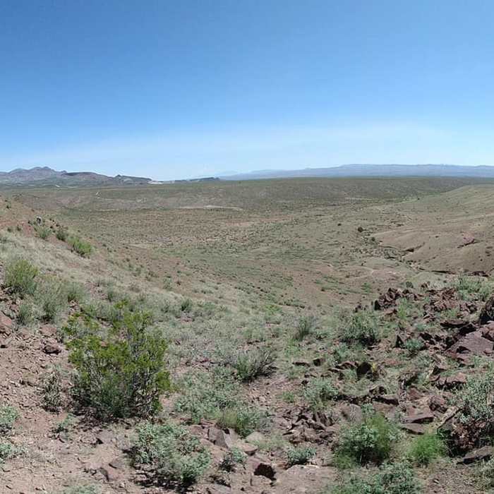 View of Blue Canyon from the Overlook. Near Blue Canyon Trail