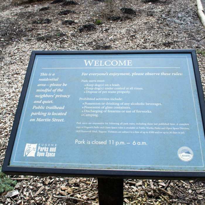 Near Ridgeline Trail System: Martin Street Trailhead to Fox Hollow Trailhead