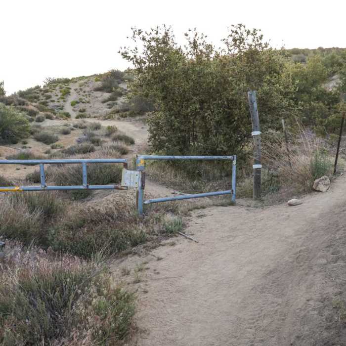 Near Deep Creek Hot Springs via Bradford Ridge Path Near Deep Creek Hot Springs via Bradford Ridge Path