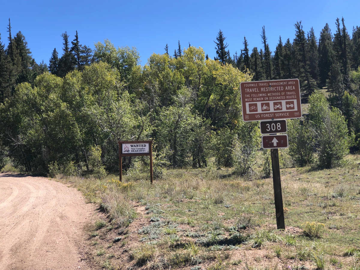 Mushroom Gulch - FS 308 trail photo