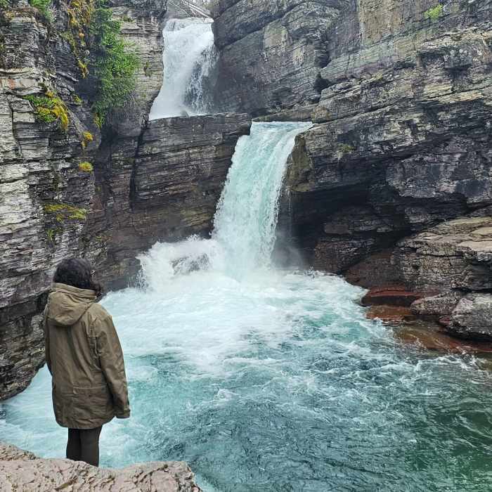 St. Mary Falls. Near Piegan Pass Trail