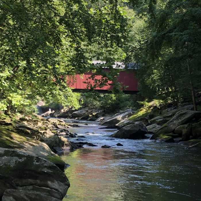 McConnells Mill Covered Bridge. Near Alpha Pass Trail