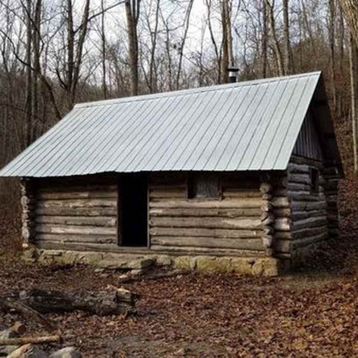 1980's hunting cabin Near Cabin Trail