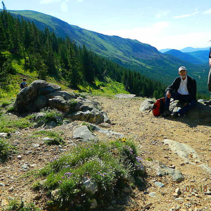 Clyde Inman and Larry W Jones. Fourth Of July Mine Trail. Near South Arapaho Peak