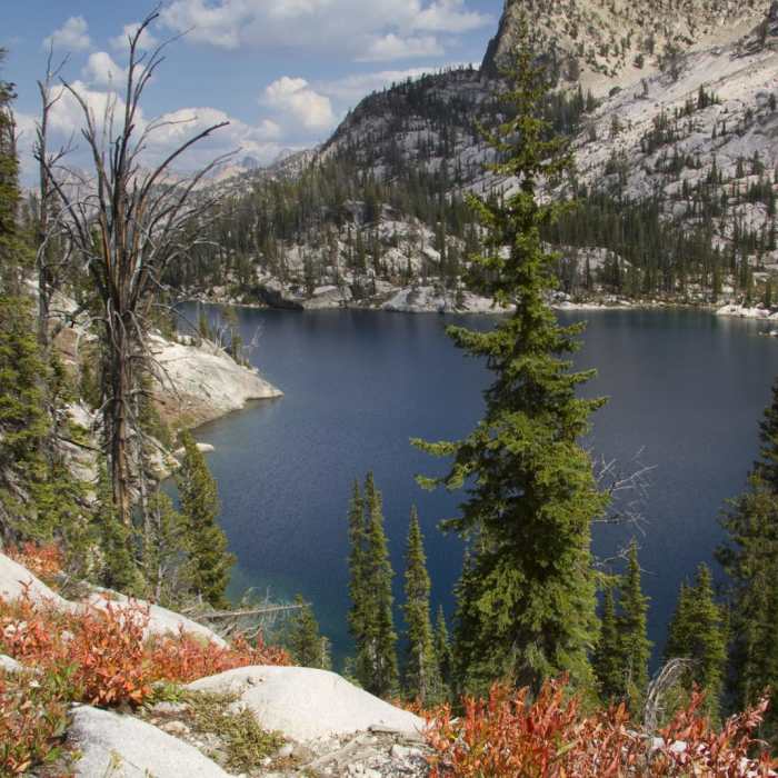 Near South Fork of the Payette River, Ardeth Lake and the Spangle Divide