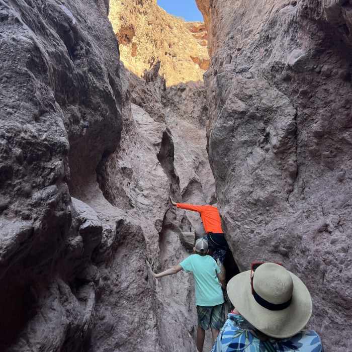 The crack Near Crack in the Mountain Trail