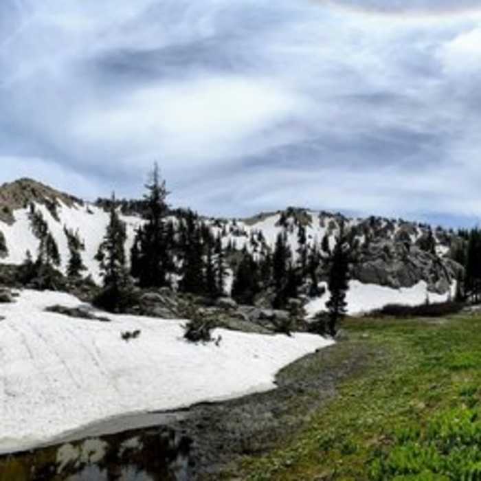 Headed up to Catherine's Pass Near Brighton Lakes to Sunset Peak