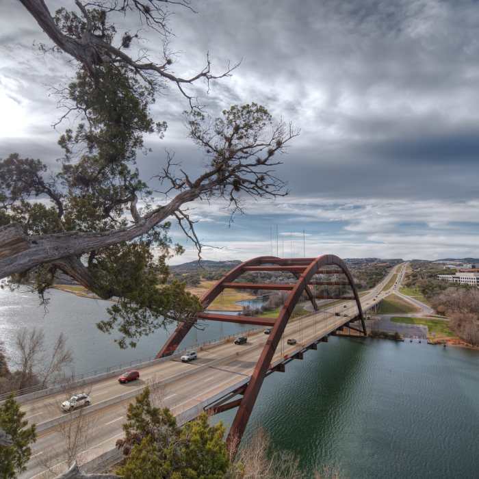 Pennybacker Bridge, Austin, TX Near Pennybacker Bridge Overlook Trail