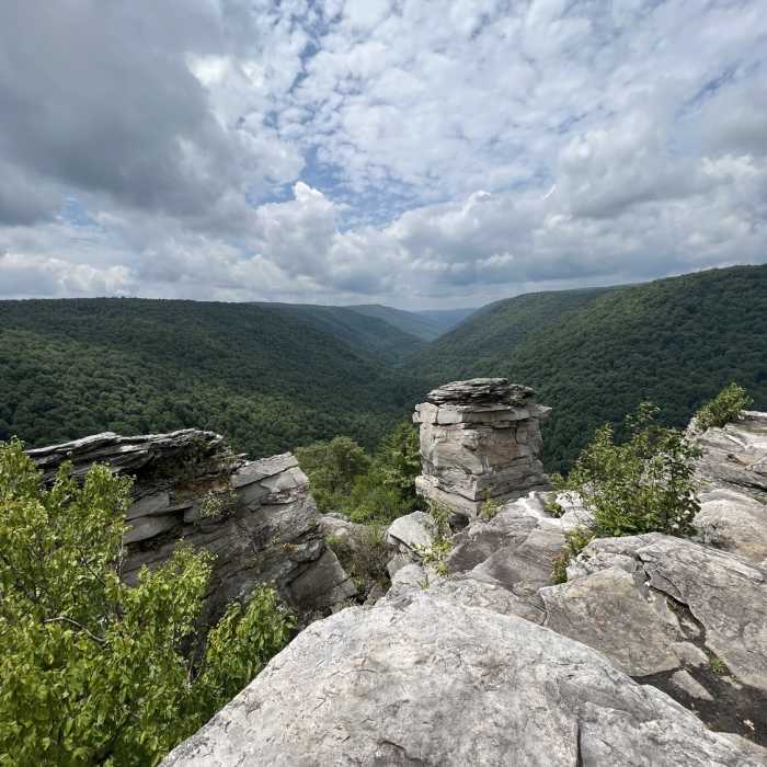 Near Lindy Point Overlook Trail