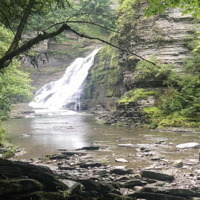 Devil's Falls Near Buttermilk State Park to Robert Treman State Park