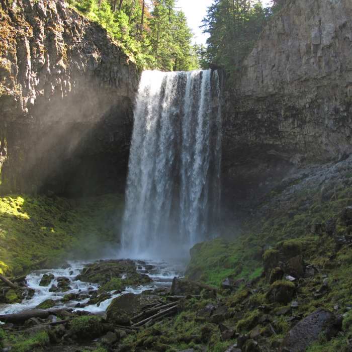 The reward for going all the way to Tamanawas Falls! Near Elk Meadows Trail #645