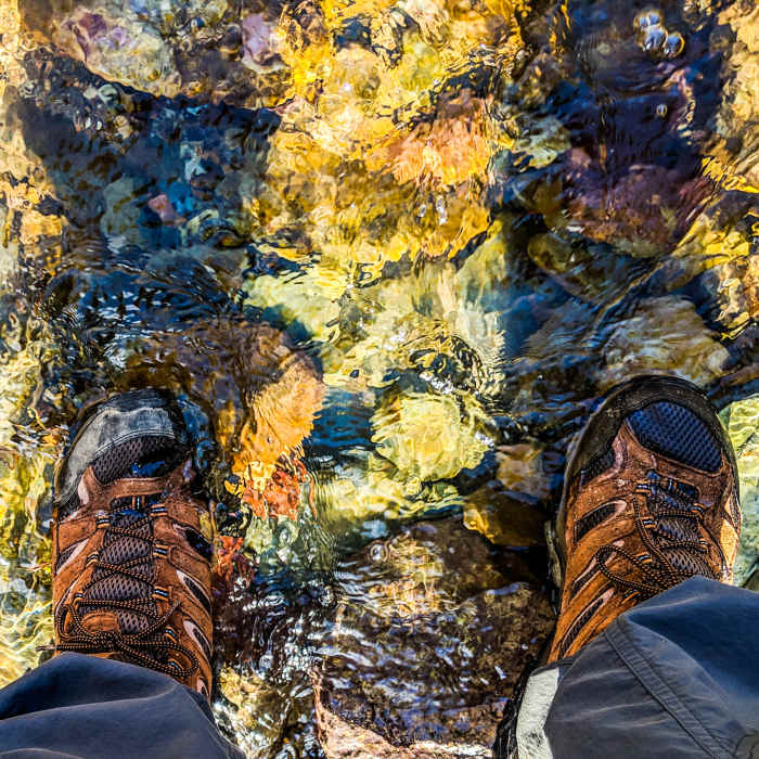 Near Blue Hole Out-and-Back