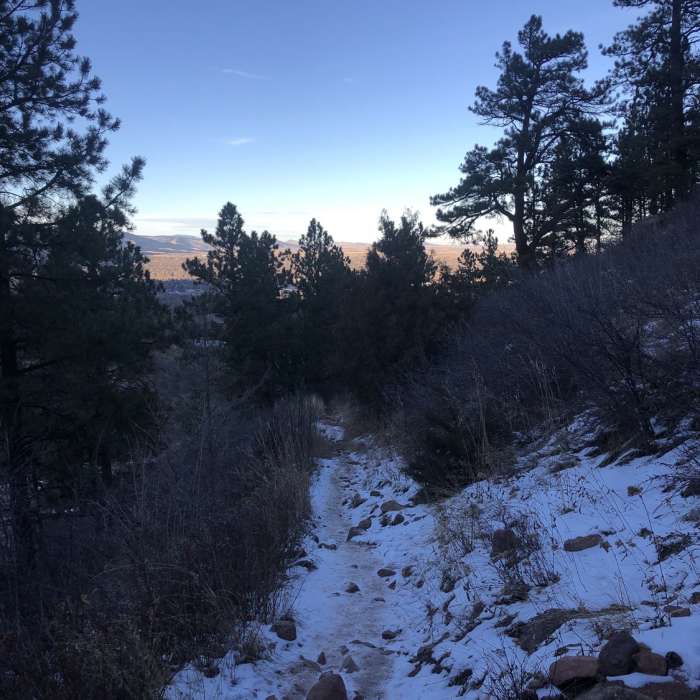 Near Enchanted Mesa Trail
