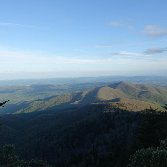 Near Black Balsam Knob via the Fork Mountain Loop Near Black Balsam Knob via the Fork Mountain Loop