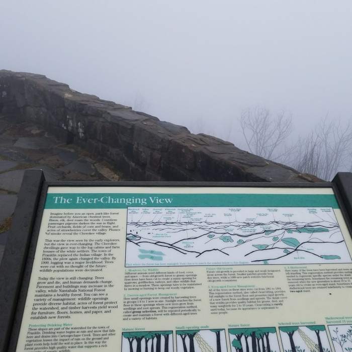 The everchanging view didn't change so much this weekend. Near AT: Winding Stair Gap to Nantahala Outdoor Center (NOC)