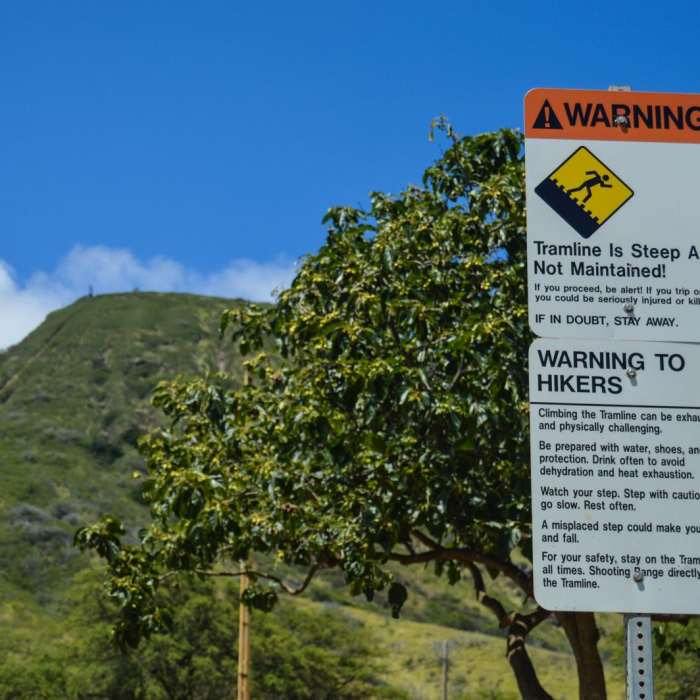 Near Koko Head Stairs + Koko Tramway Near Koko Head Stairs + Koko Tramway