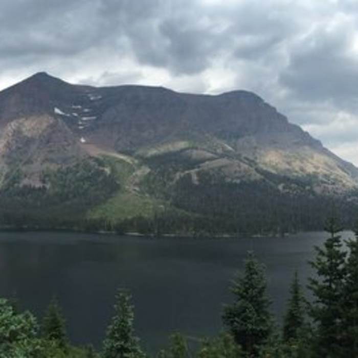 Coming out of the forested area to this is breathtaking. Near Two Medicine Lake South Shore