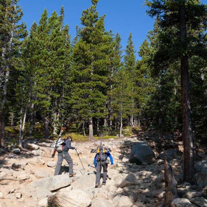 Near Saint Mary's Glacier + Saint Mary's Lake Near Saint Mary's Glacier + Saint Mary's Lake