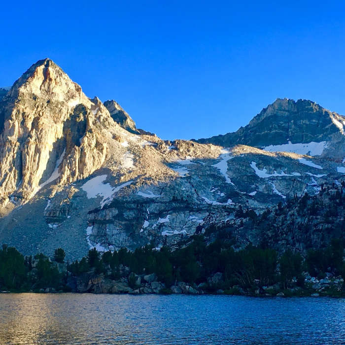 Near Kearsarge Pass to South Lake