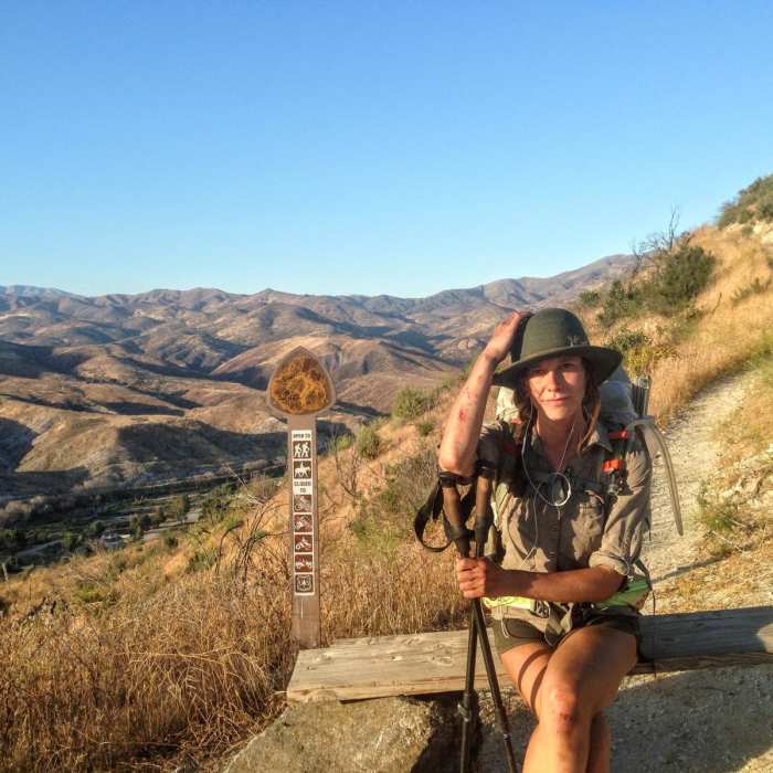 Near Indian Canyon Trailhead to North Fork Saddle Picnic Area