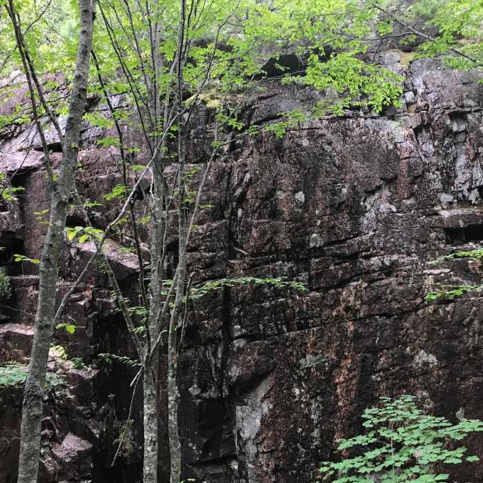 Near Cadillac and Dorr Mountain via the Gorge Path Near Cadillac and Dorr Mountain via the Gorge Path