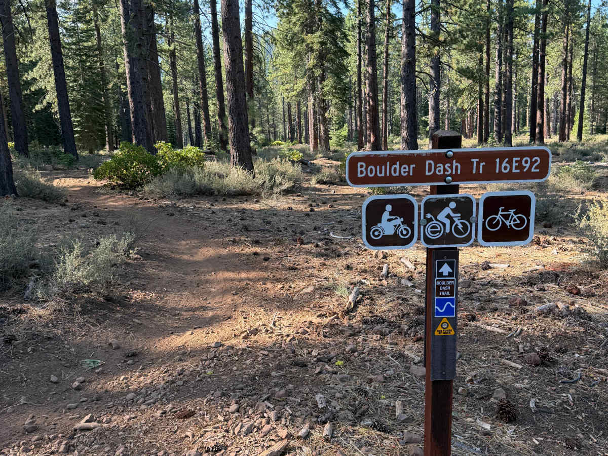 Boulder Dash trail photo