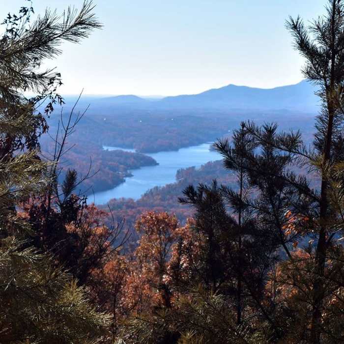View of Lake Lure from Buffalo Creek Park Loop Near Buffalo Creek Park