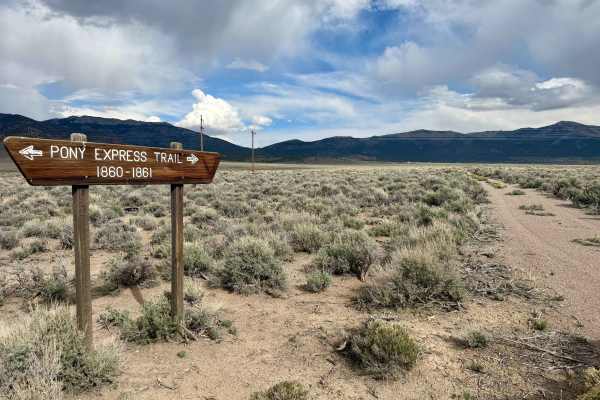 Pony Express Trail 1860 California Telegraph Route