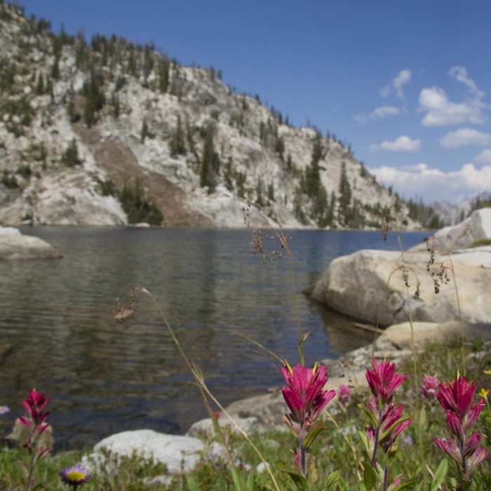 Near South Fork of the Payette River, Ardeth Lake and the Spangle Divide