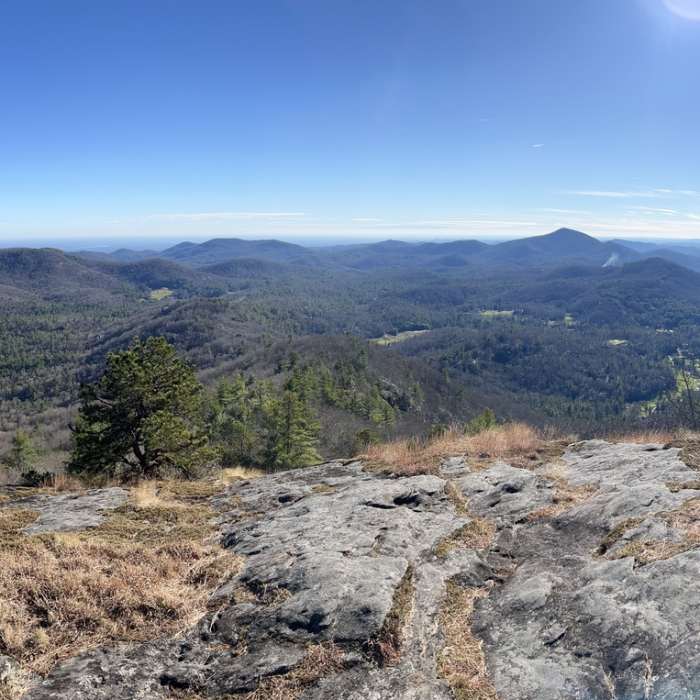 Near High Hampton Inn to Chimney Top Peak