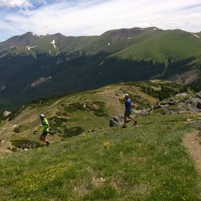 Descending to Berthoud Pass. Near Continental Divide Trail: Colorado Section 31
