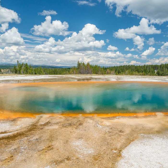 Near Midway Geyser Basin