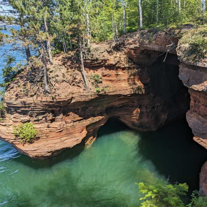 Near Apostle Islands Sea Cave Trail