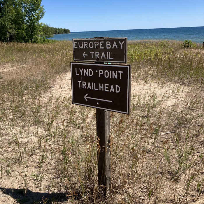 Near Lynd Point Trail Near Lynd Point Trail