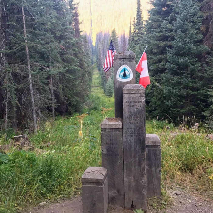 Near Pacific Crest Trail: Section L Rainy Pass to Monument 78
