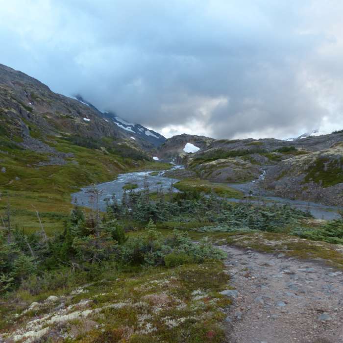 Just beyond Happy Camp. Beautiful fall colors. Near The Chilkoot Trail