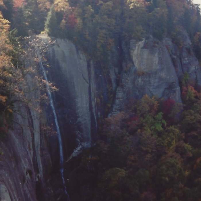 Hickory Nut Falls Near Skyline Trail