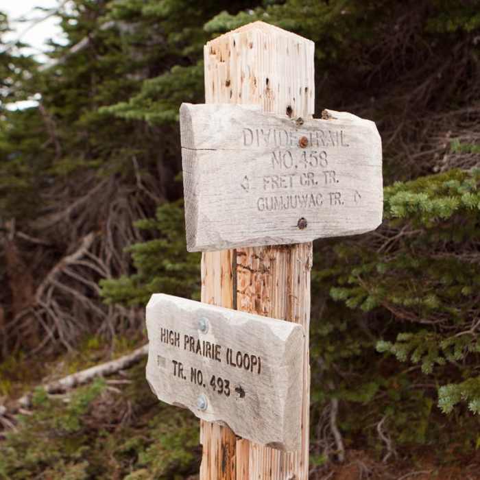 Near Oval Lake + Palisade Point via Lookout Mountain/Divide Trail