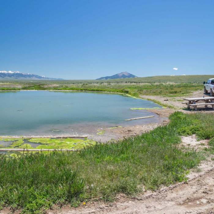 Near Barney Hot Springs